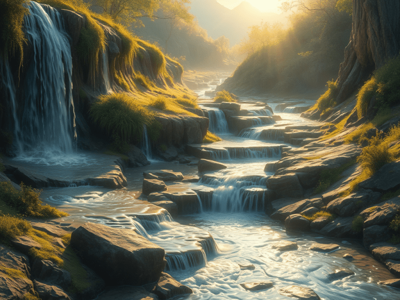 Cascading Grace: Nature’s&nbsp;Flow